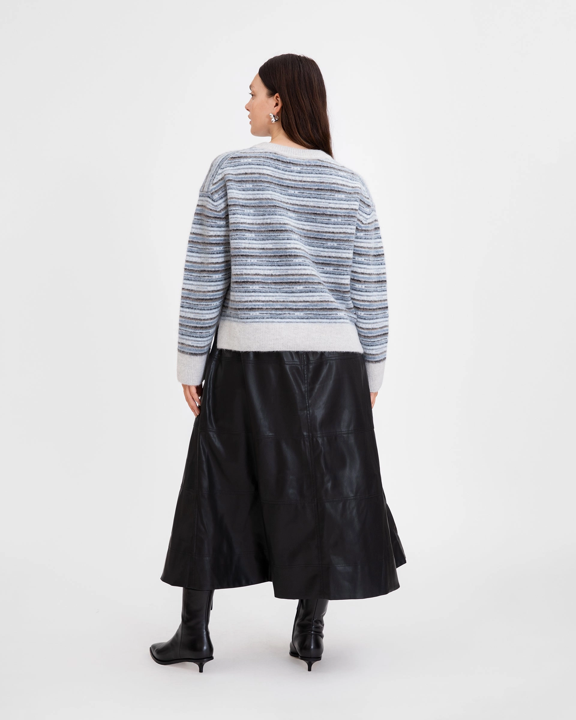 Vegan Leather Hudson Skirt Relaxed Design Wear