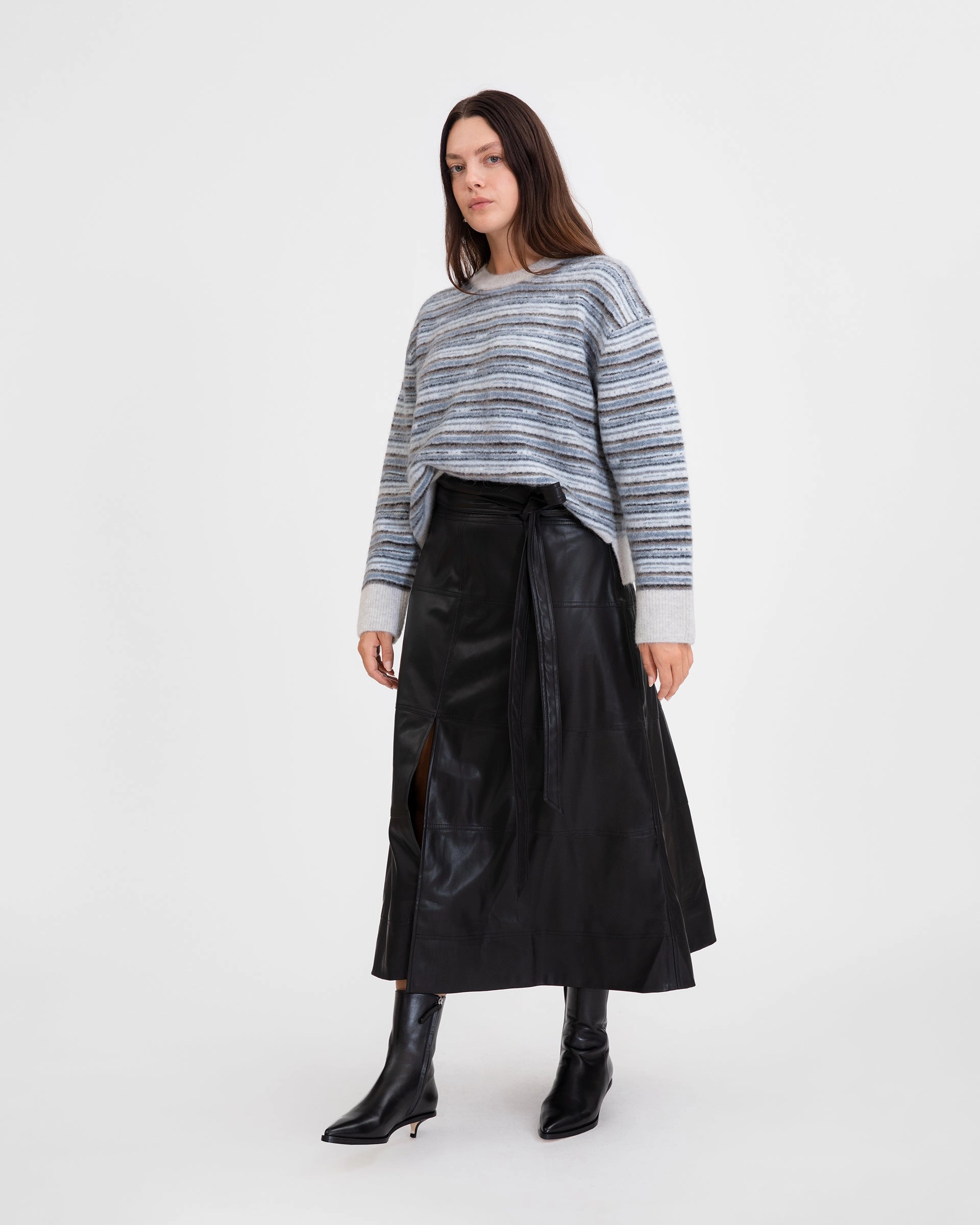 LightweightComfort Vegan Leather Hudson Skirt