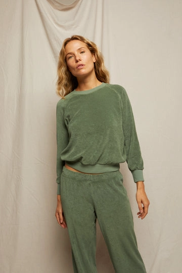 Fade Resistant Finish SAYLOR LOOP TERRY SWEATSHIRT