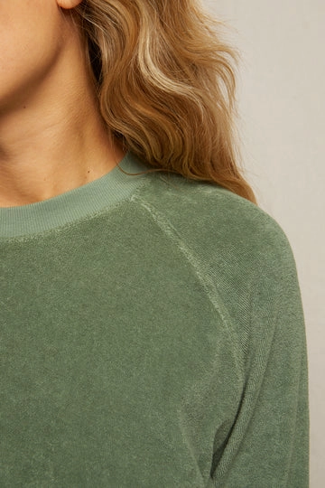 SAYLOR LOOP TERRY SWEATSHIRT Reflective Trims Thermal Regulation System