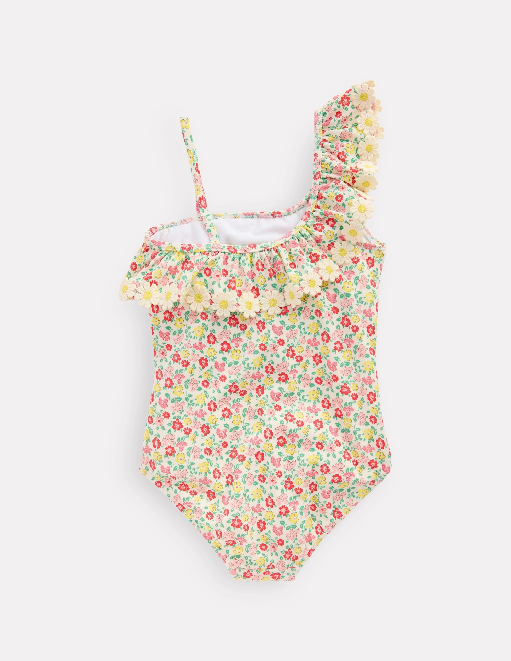 Lila One Shoulder Swimsuit-Multi Summer Flowerbed Water Attire