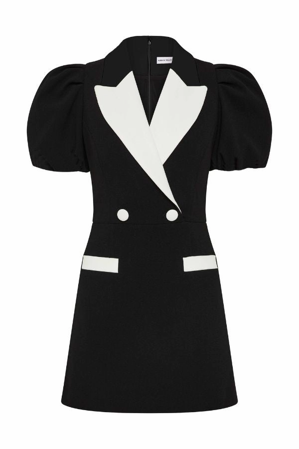 skin friendly Cool Look Emma Mini Dress Black and White