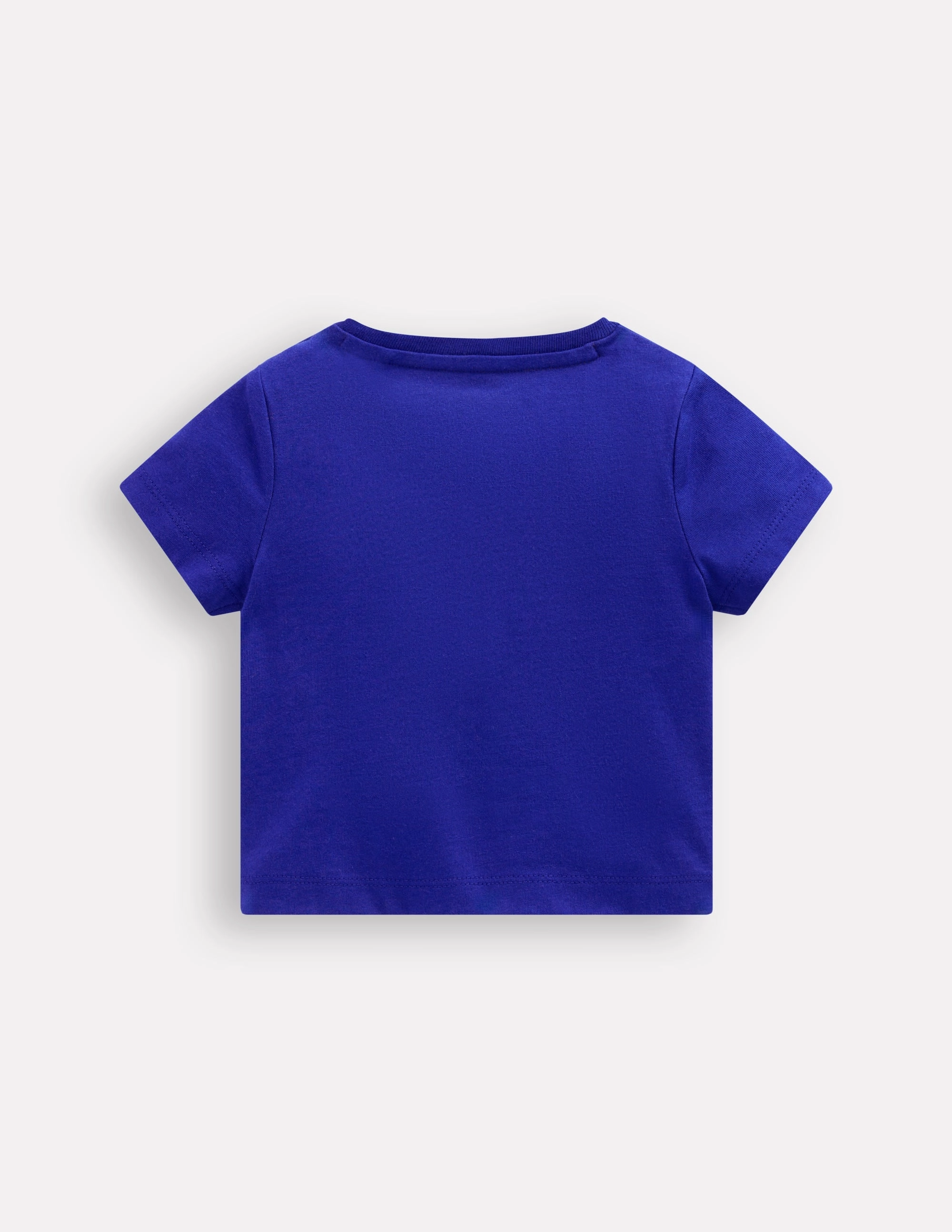 Foldable Cuff Design Compact Thermal Insulation Boys Lift The Flap T-shirt-Bright Blue Circus