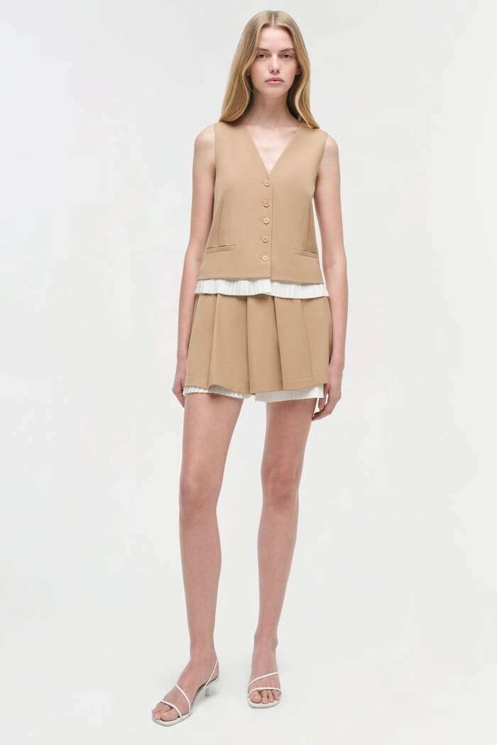 Laiken Vest Camel Breathable mesh LightReflective