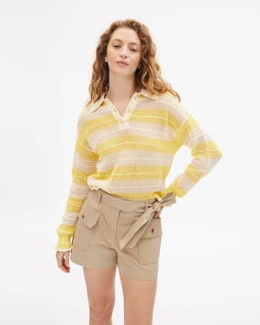 Flatlock Seam Technique Elasticated Hem Quinn Sweater