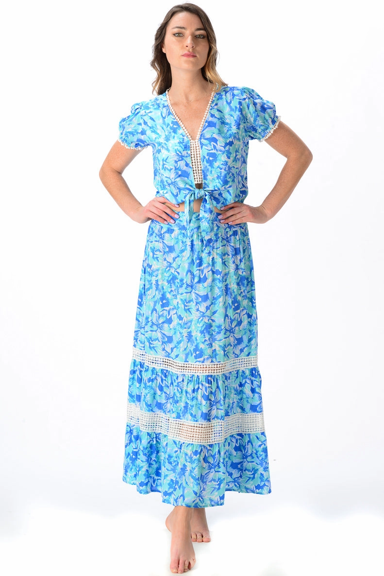 Bohemian vibe Phoebe Set / Aqua