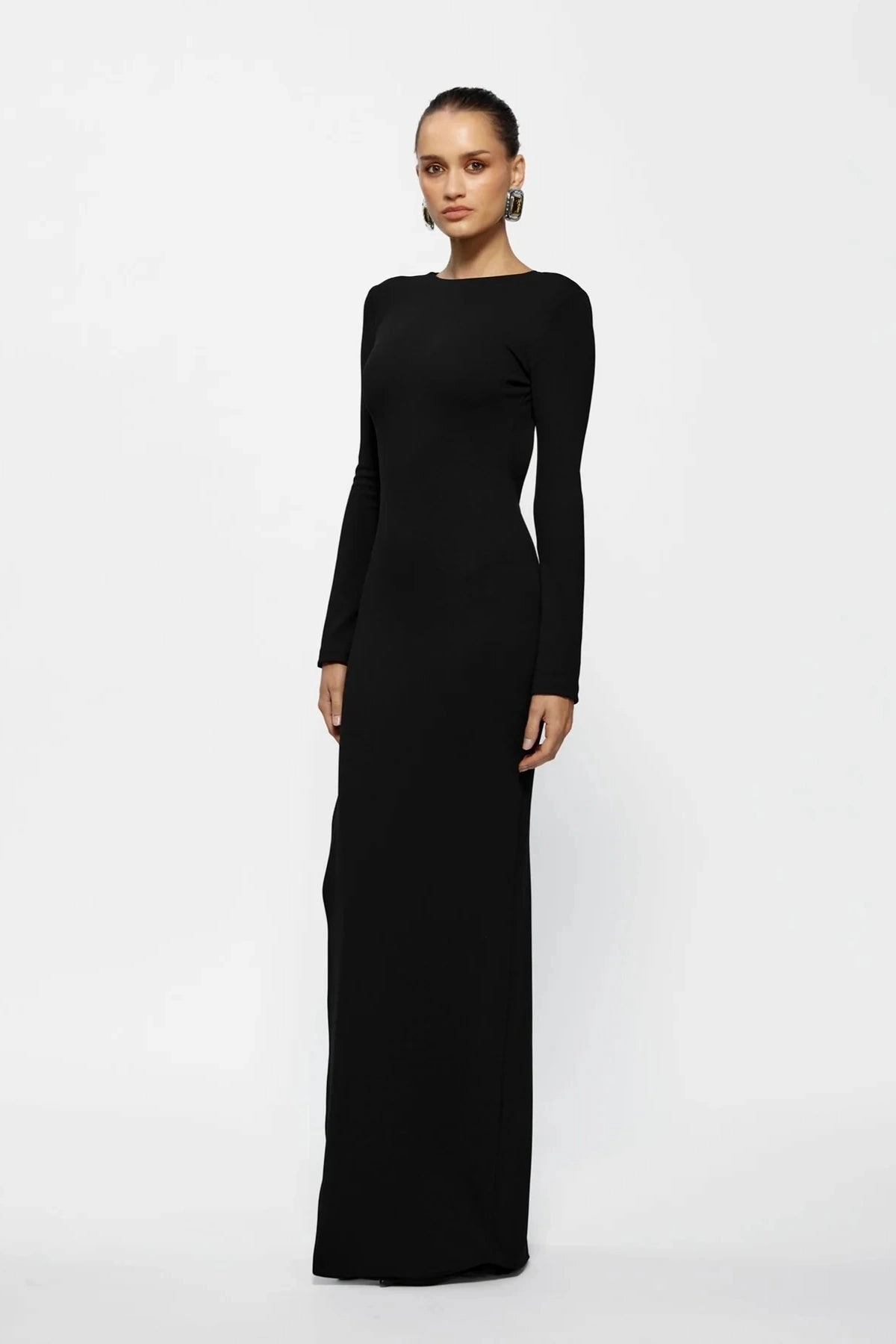 Indie Gown Black Easy Pairing