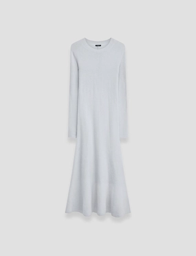 Brushed Cashmere Dress Sheer Layer
