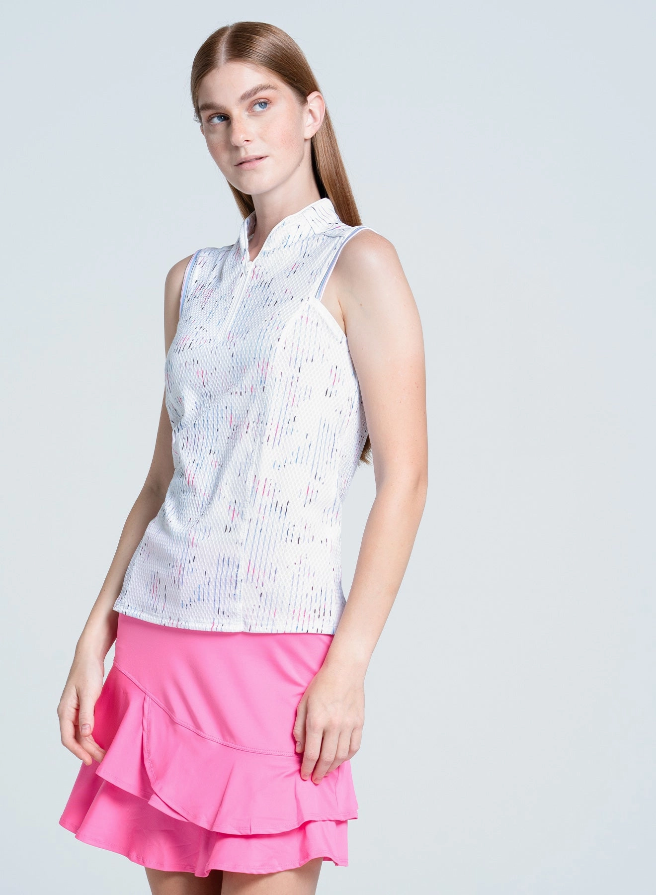 Love Me Blue Sleeveless EcoFriendlyBlend AdjustableClosure