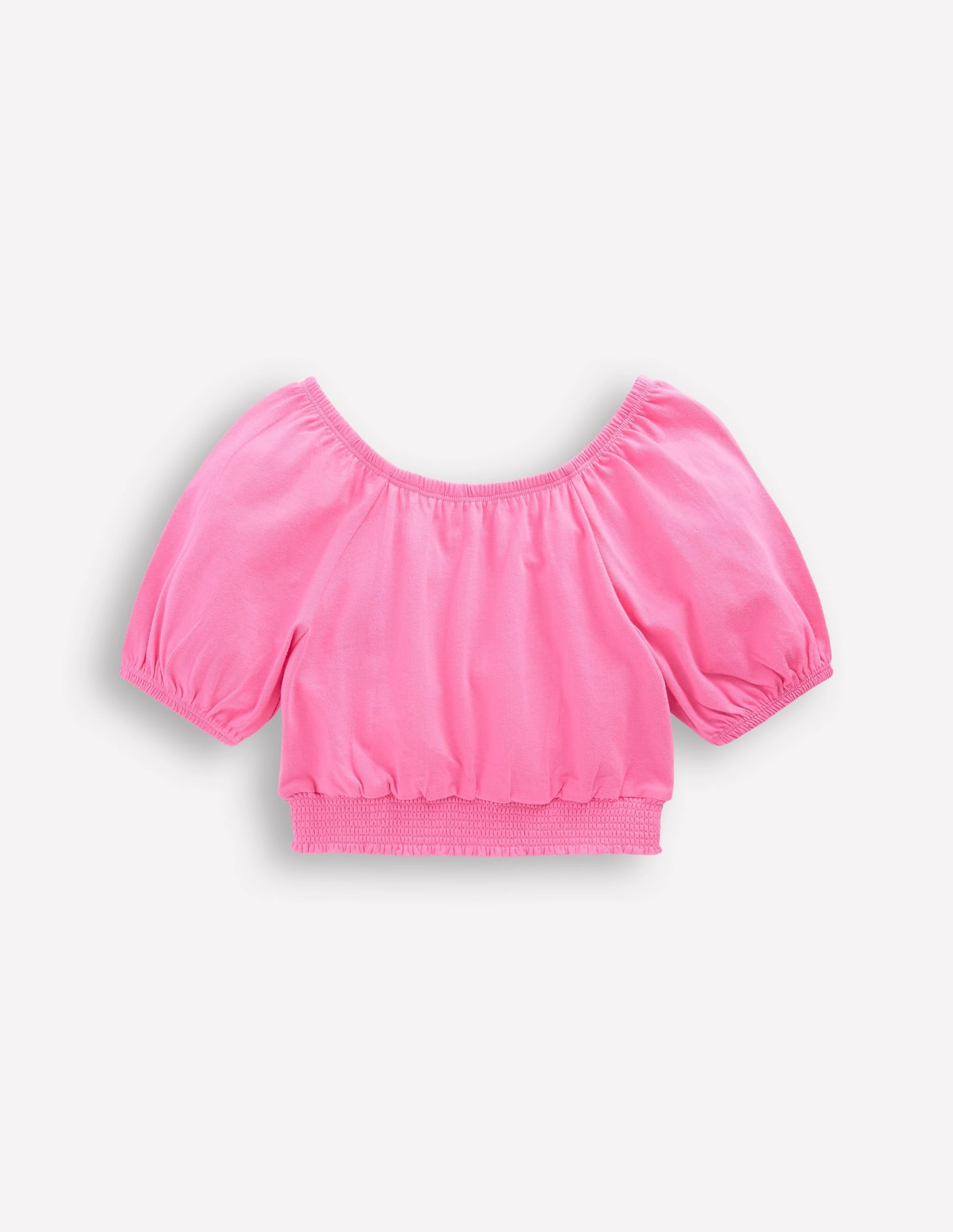 RollUpSleeves HiddenVentilationPockets Bubble Top-Rose Pink