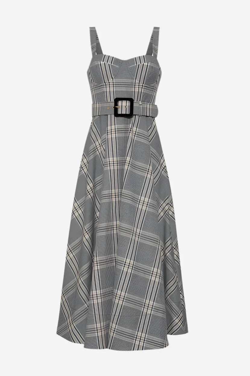 Timeless Look Calypso Dress Raymond Plaid