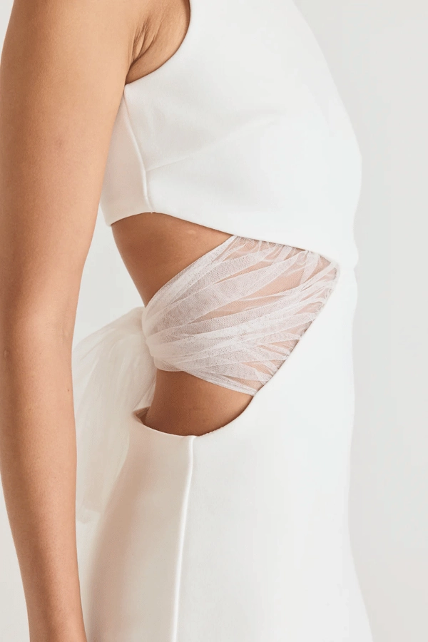 Bellina Dress Ivory Urban Chic Fresh Look