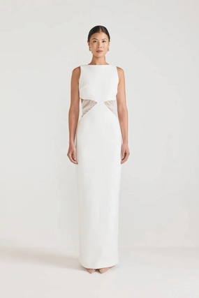 Match Quick Bellina Dress Ivory