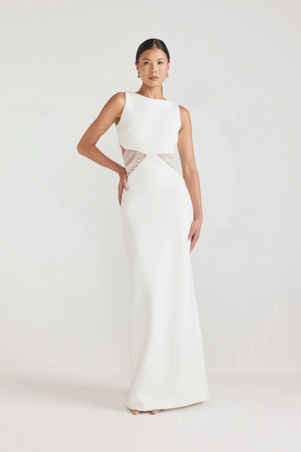 Bellina Dress Ivory Feminine Structure