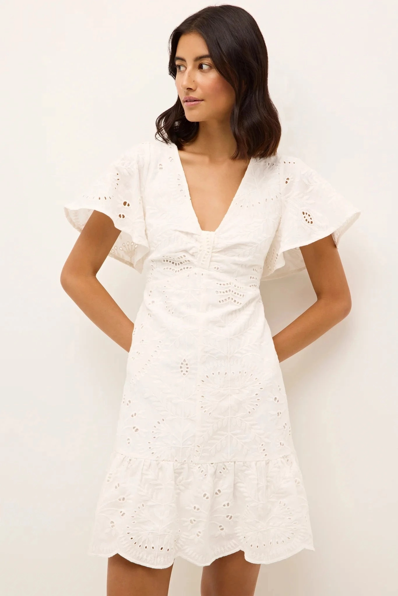 Carmina Dress Oyster Seamless-Look Fall Go