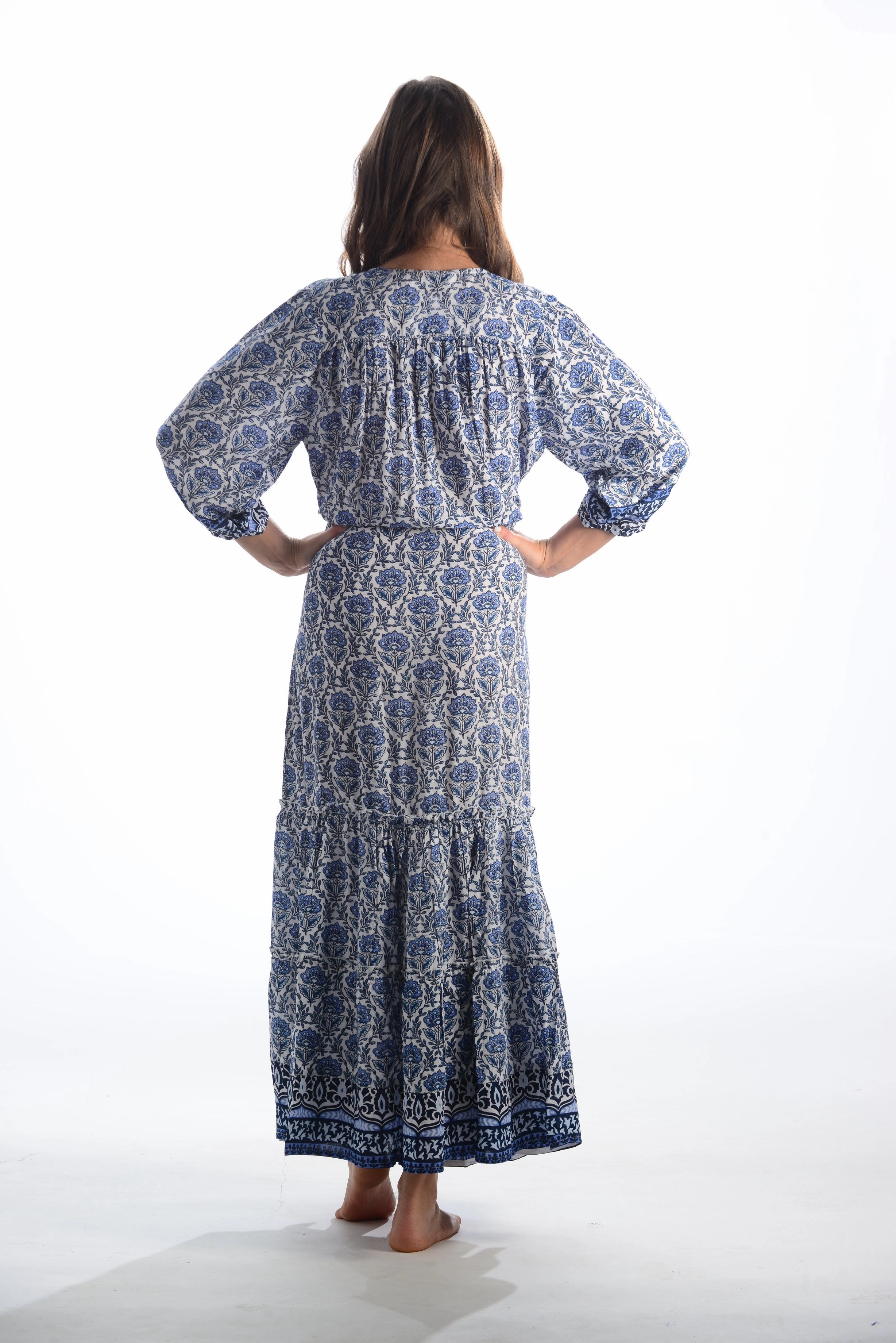 Carrie Dress / Navy Floral Seasonal Style