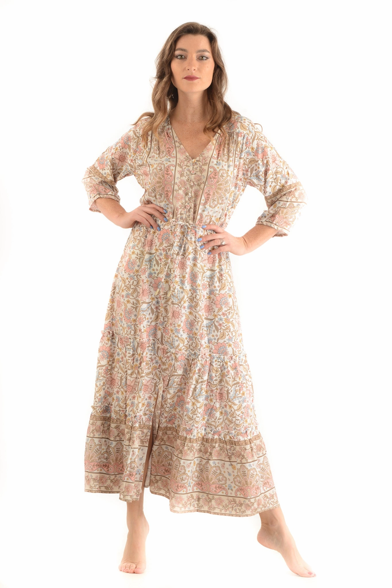 Carrie Dress / Oatmeal Movement Friendly Confident Mood