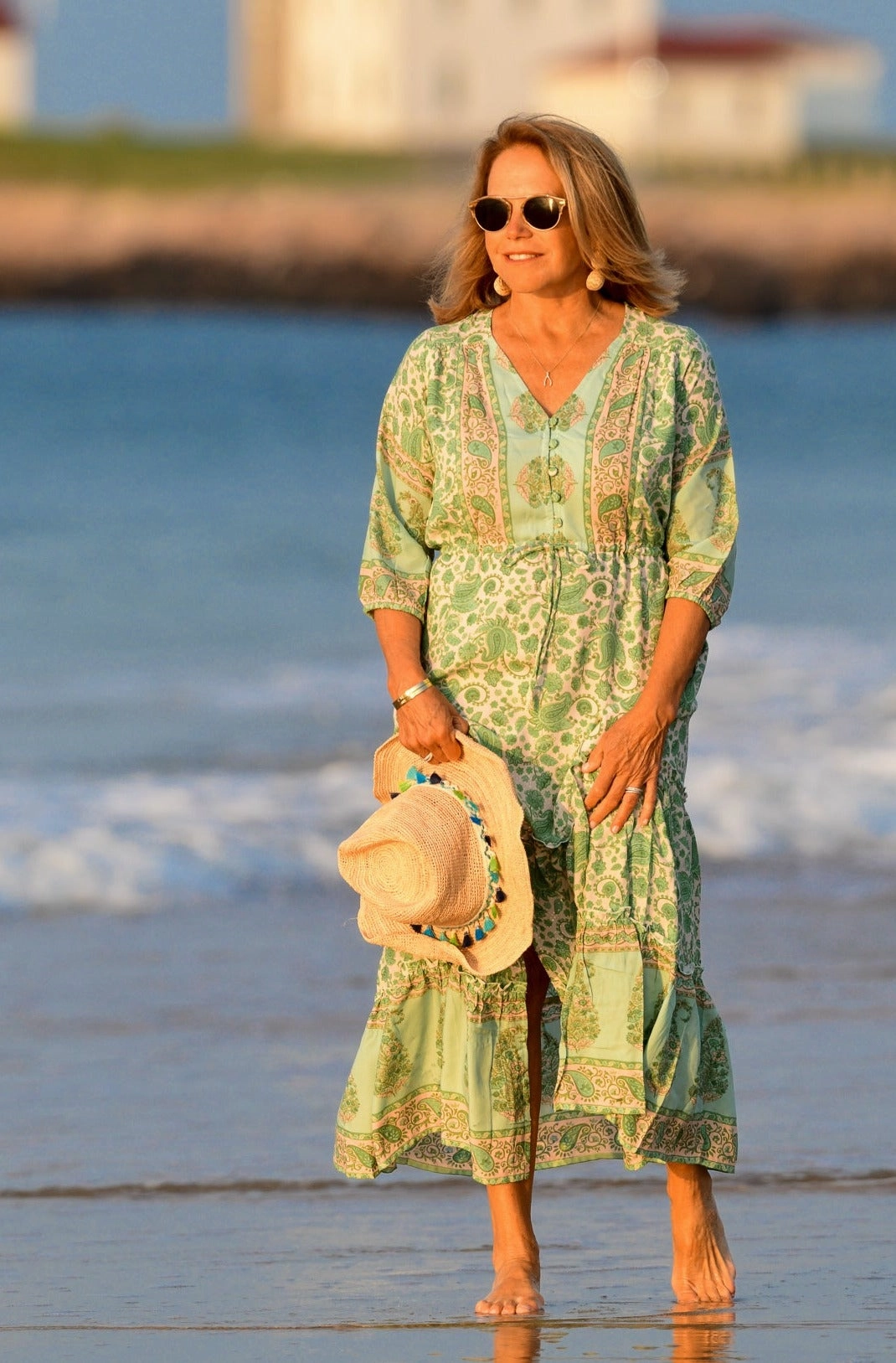 Lawn Soft FlexibleClosure Carrie Dress / Spearmint