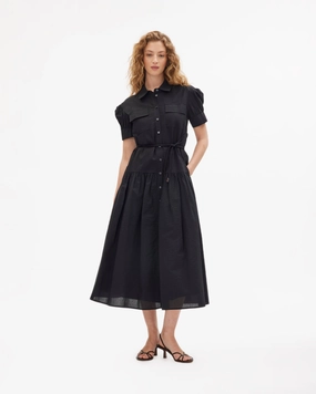 Classic Cut Cozy Drape Carrington Dress