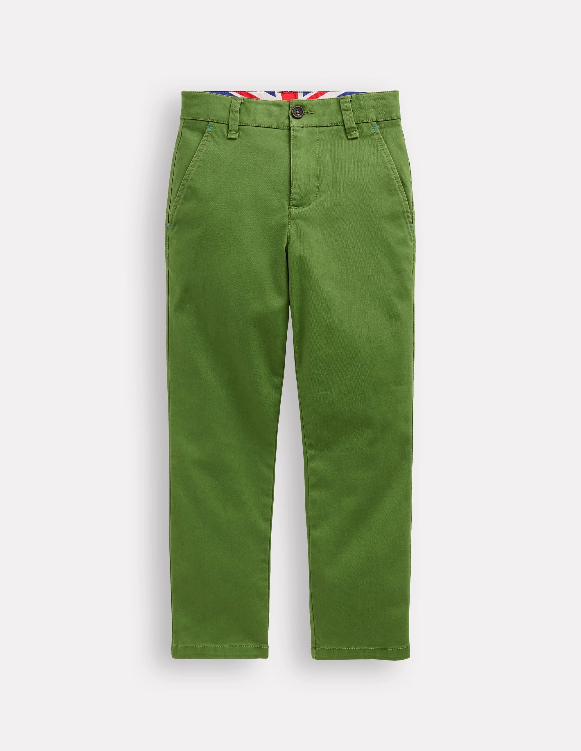 Classic Chinos-Broccoli Green Anti Odor Treatment Minimalist Look
