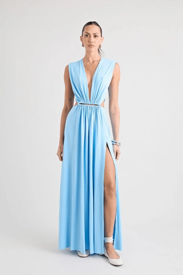 Chilly Wear Pure Piece Do For Love Gown Light Blue
