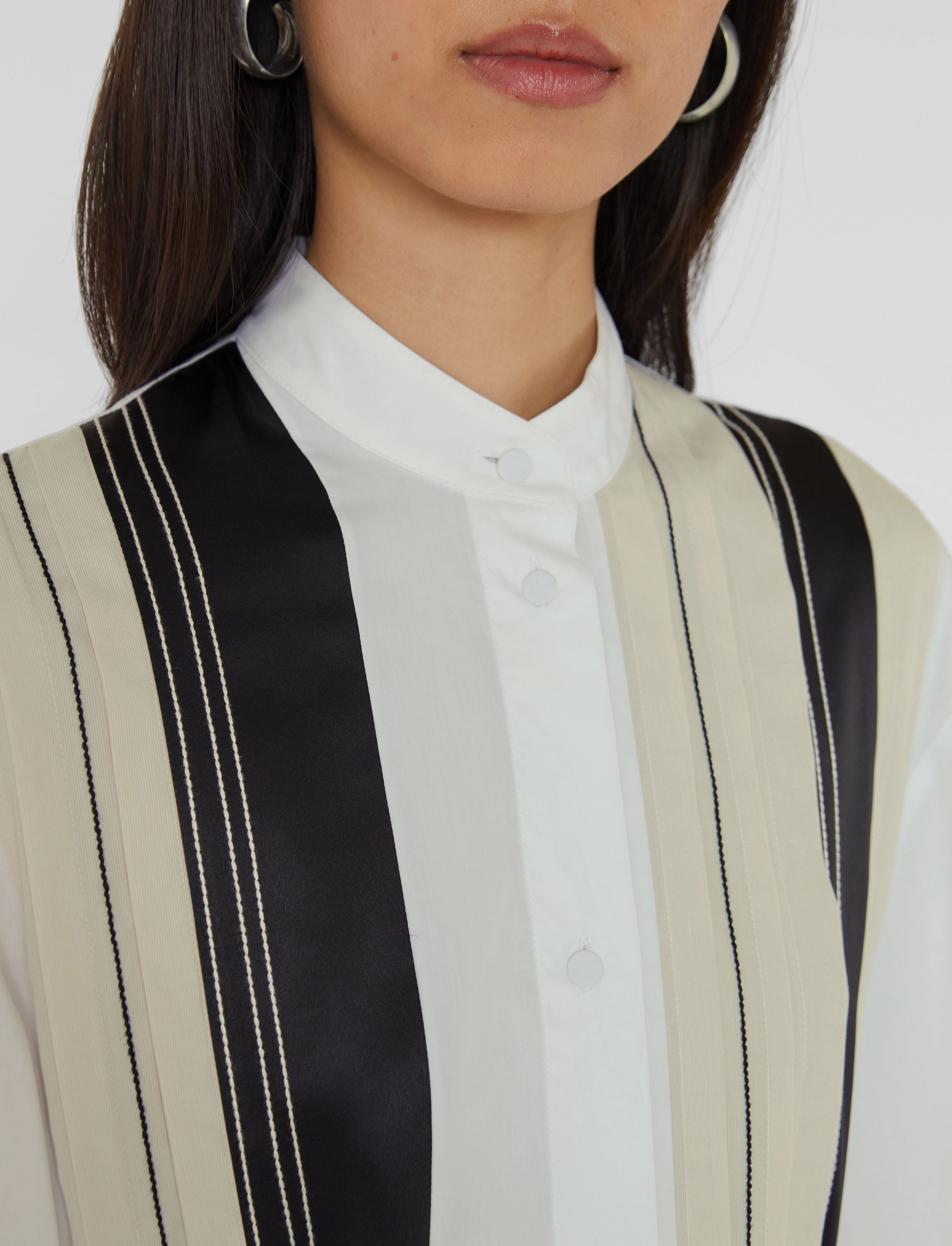 All-Day Fit Mederic Poplin Colour Block Dress