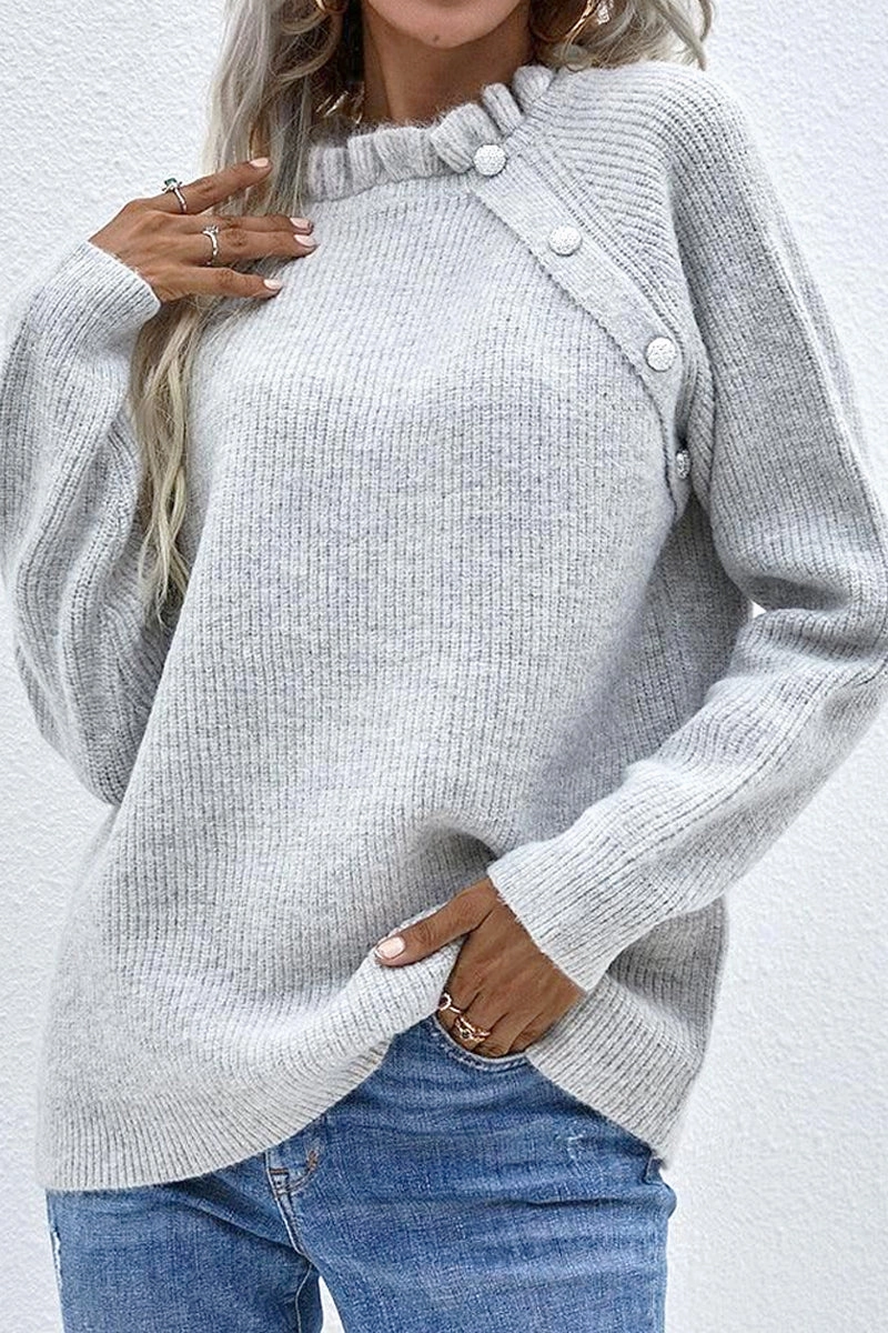 Wear Resistant Fabric CASUAL KNIT SWEATER