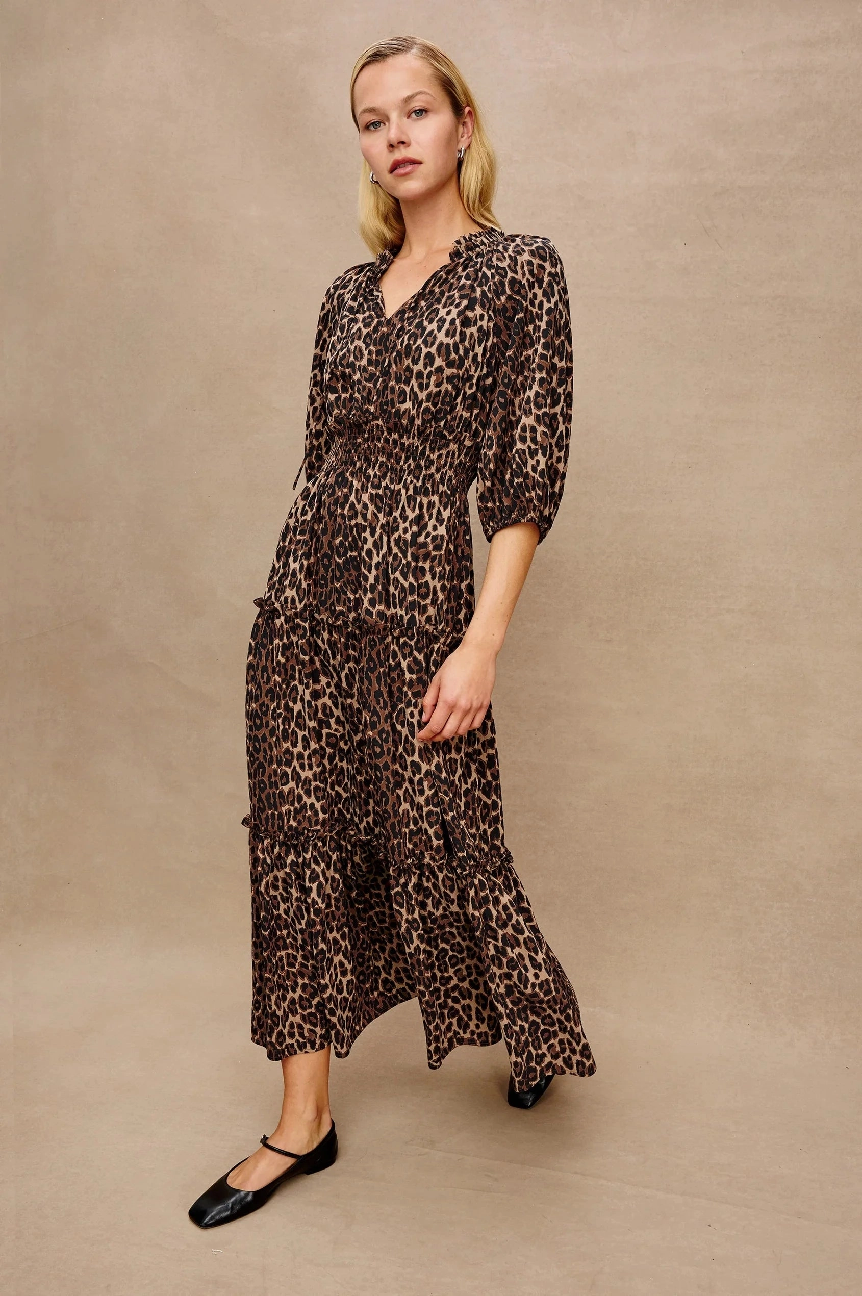 Stylish Appearance Caterine Dress Brown Nala
