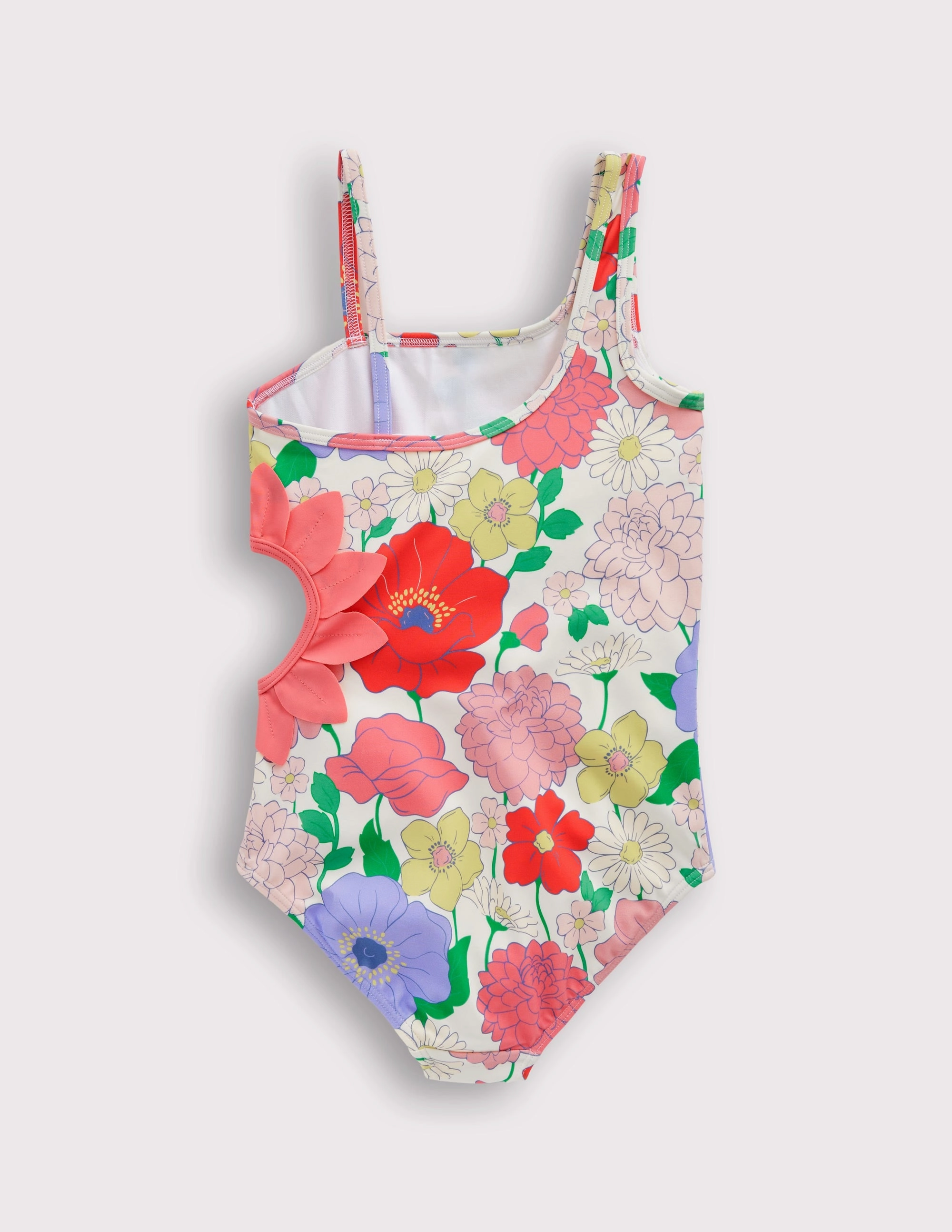 Lettice Cut Out Swimsuit-Multi Summer Garden Hot Weather Waterfront Living