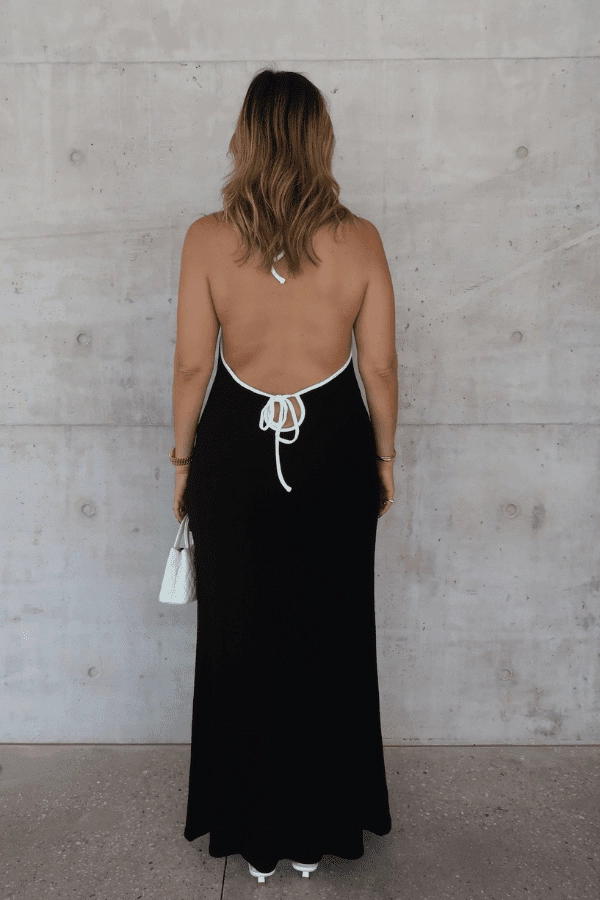 Modern Fit Form Fit Charlie Maxi Dress Black