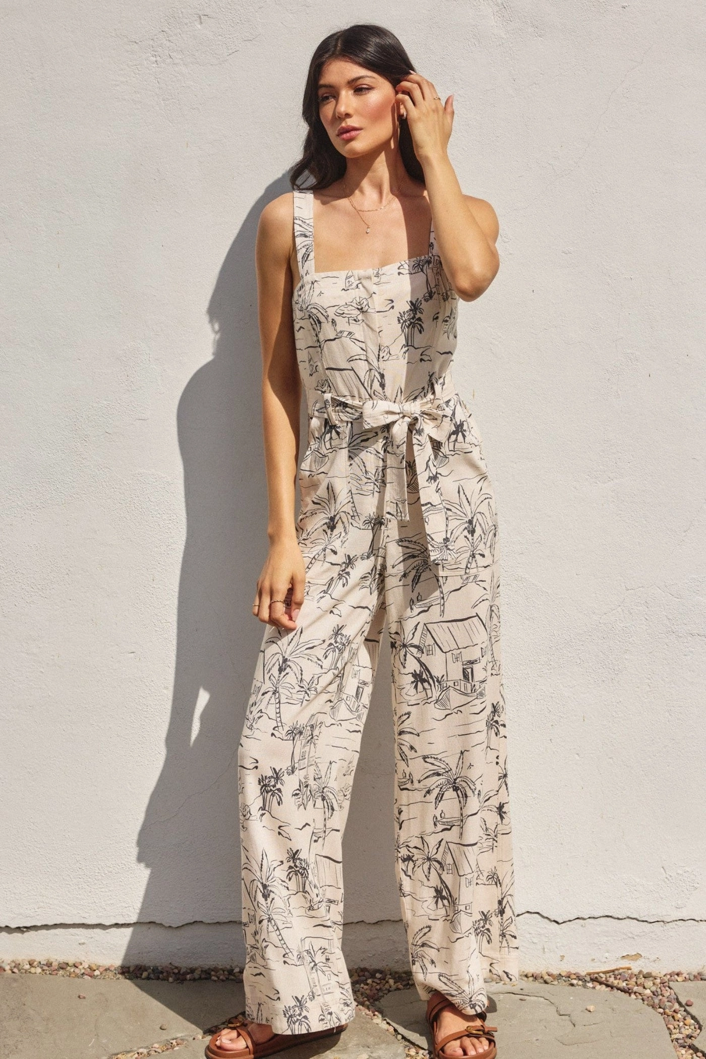 FLORENCE WIDE LEG JUMPSUIT Sharp Clean
