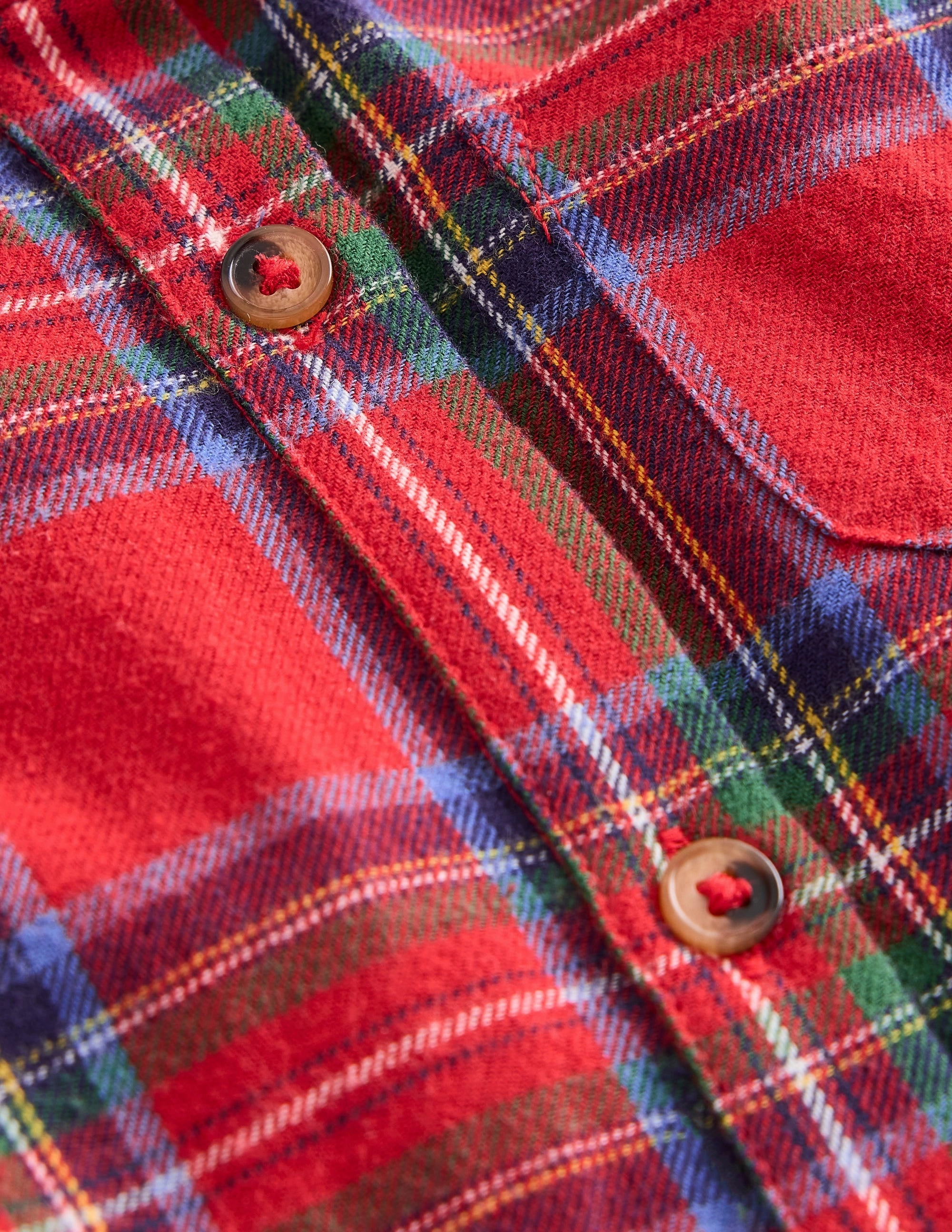 Checked Flannel All-in-One-Red and Blue Check Cool Trendy