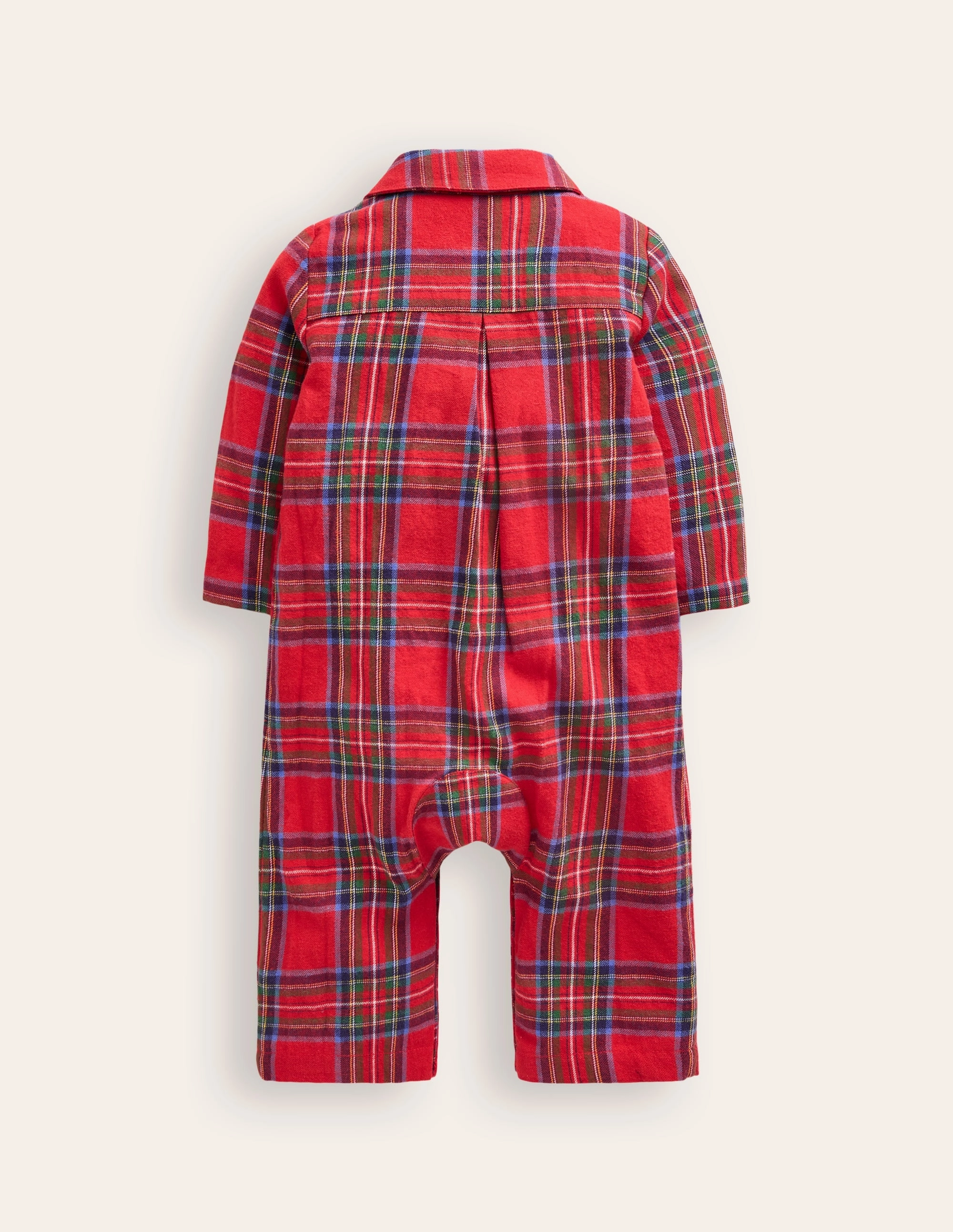 Checked Flannel All-in-One-Red and Blue Check Luxury Minimal
