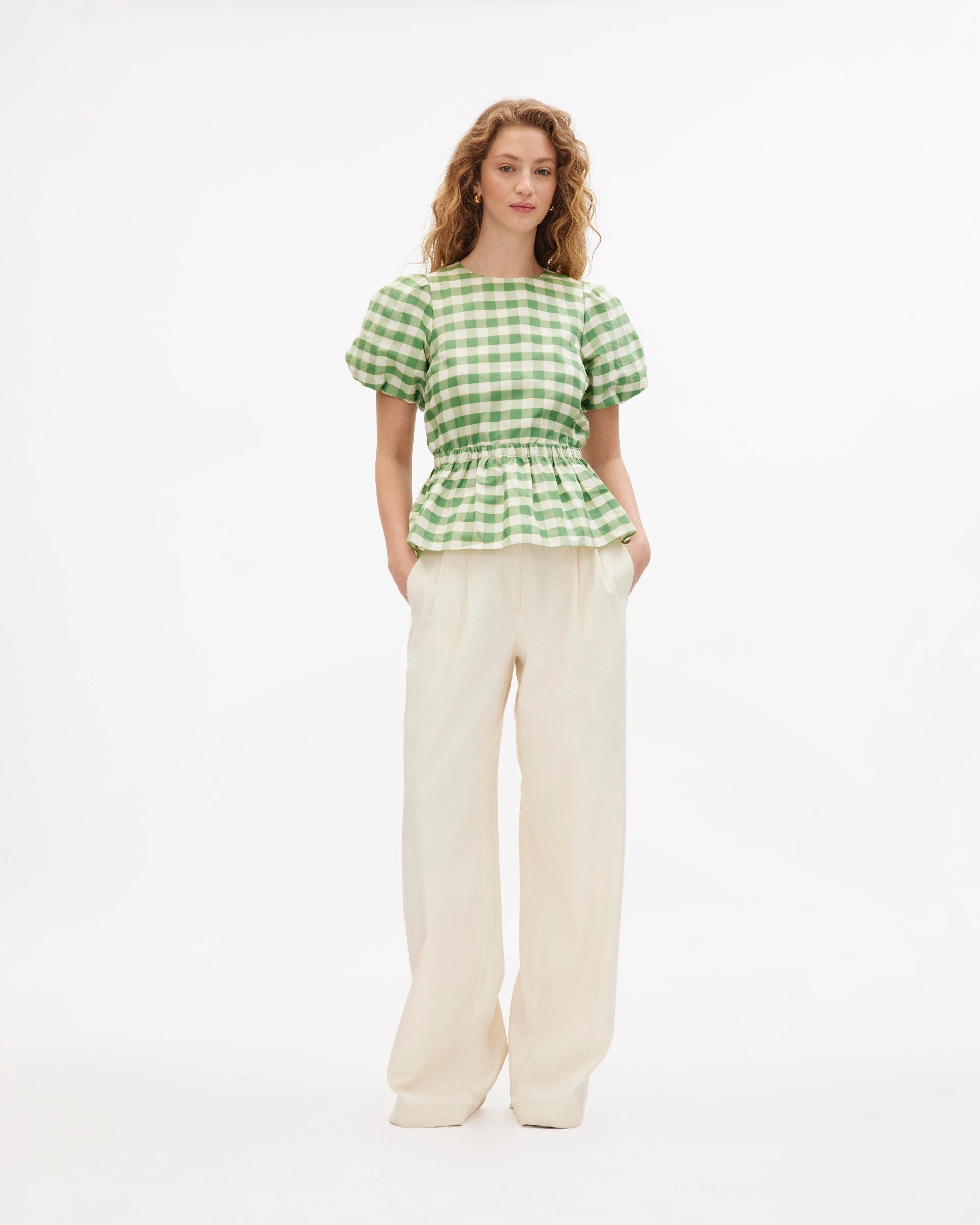 Chelsey Top Low Profile Collar BlendMaterials