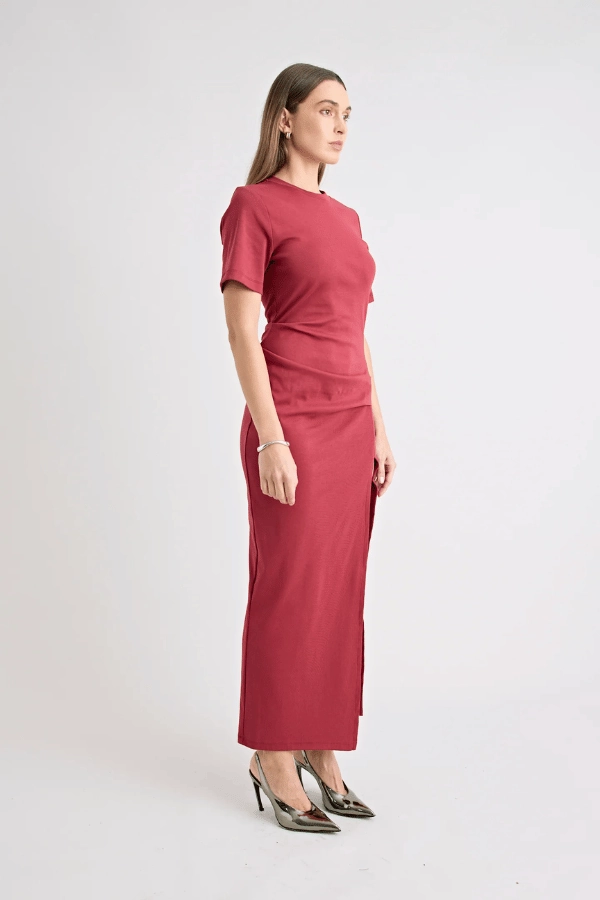 Portia Dress Cherry Bodycon Fit Cool Look