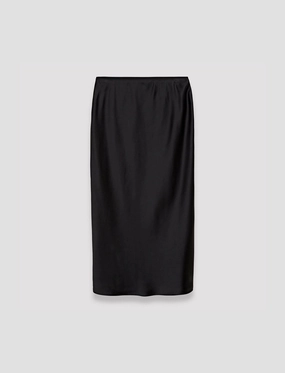 Isaak Silk Satin Skirt Autumn Stroll