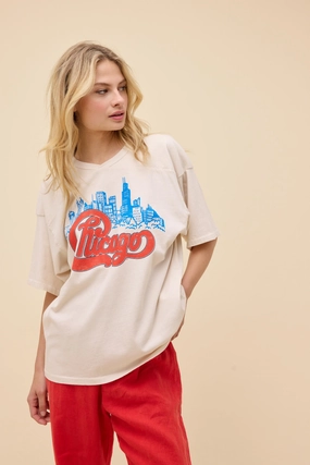 CHICAGO SKYLINE OVERSIZED JERSEY Casual dress OEKOTEX Certified Fabric