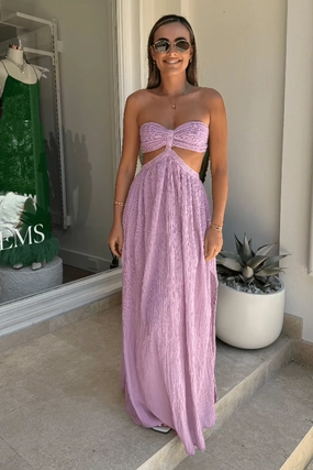 Chloe Dress Lilac Sharp Edge