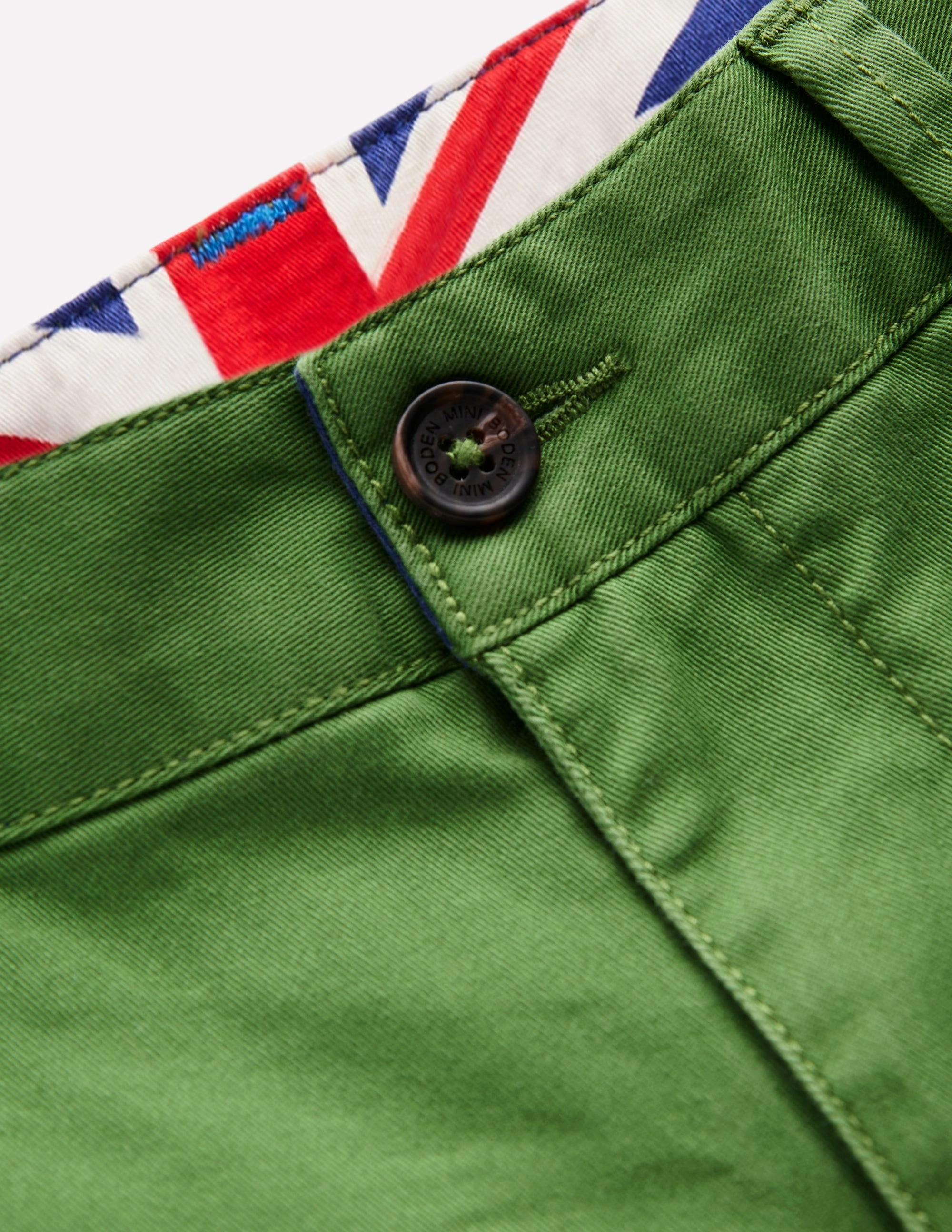 Classic Chino Shorts-Brocolli Green Stretch Tech