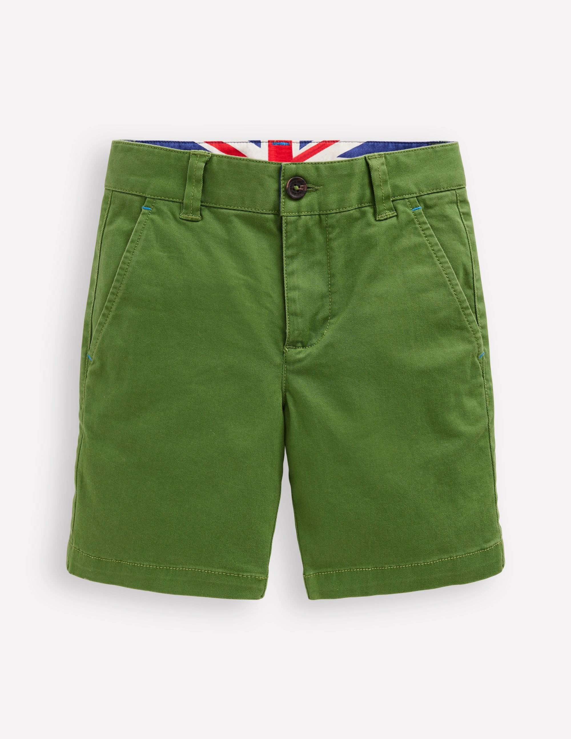 Classic Chino Shorts-Brocolli Green Comfortable Design