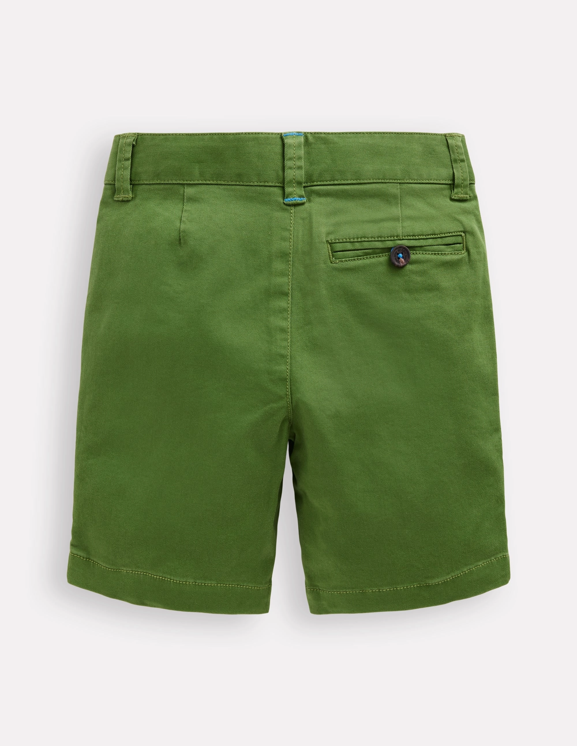 Classic Chino Shorts-Brocolli Green Double Layered Construction