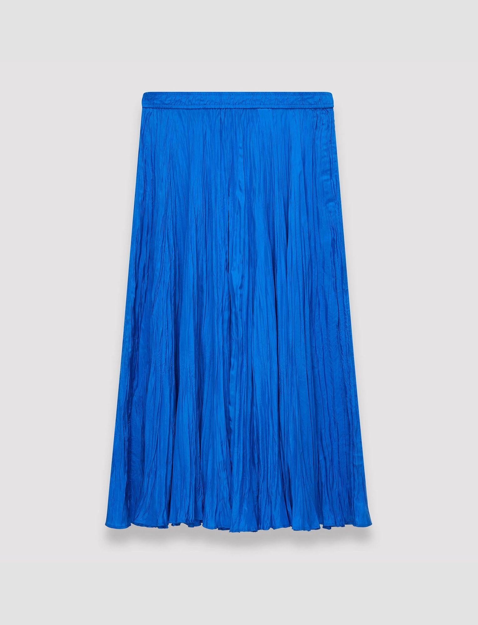 Stretchable Waist Sully Habotai Silk Skirt
