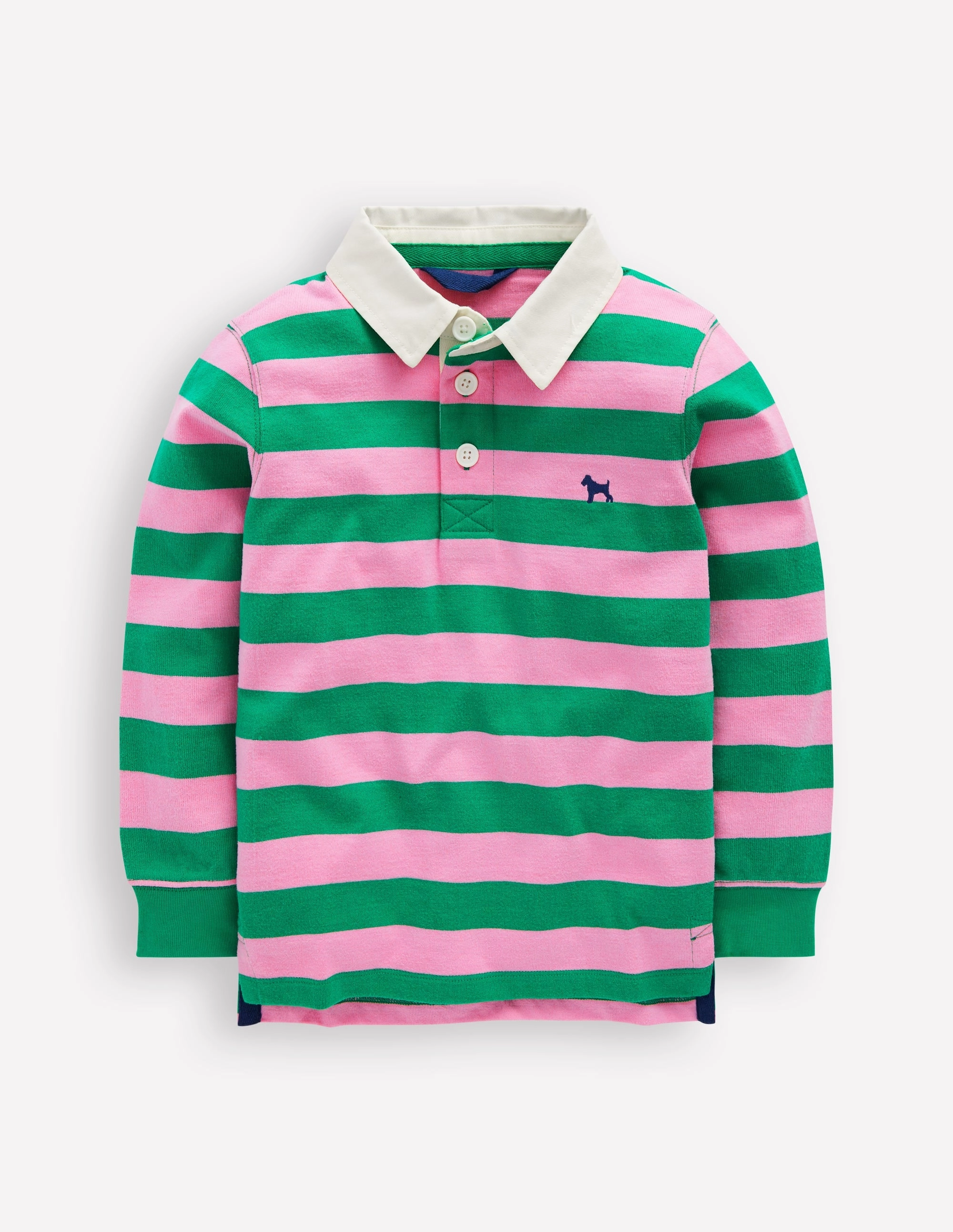 LightReflectiveTrim Classic Rugby Shirt-Lime Juice / Vintage Mauve