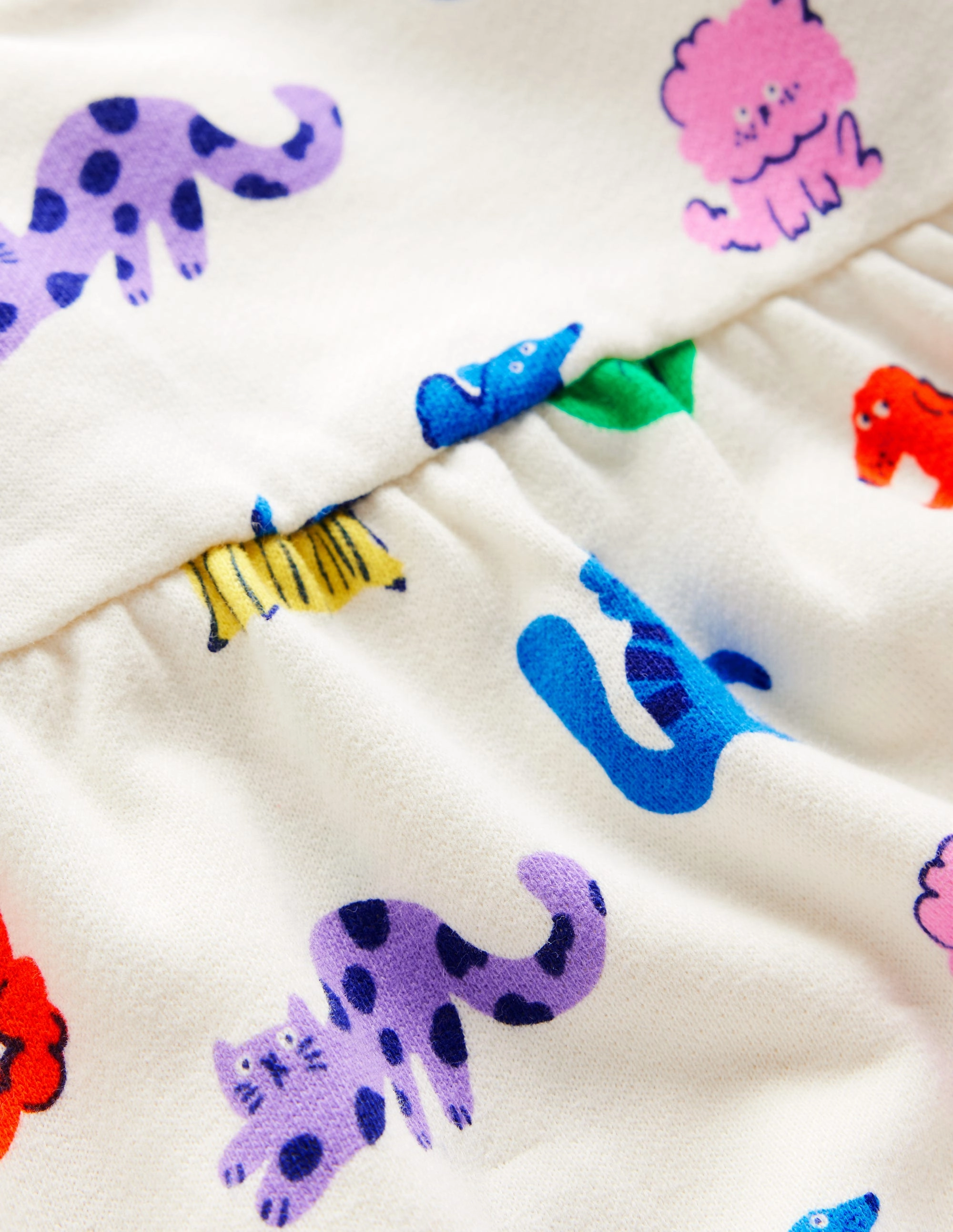 Mood Flex Sweatshirt Dress-Rainbow Pets