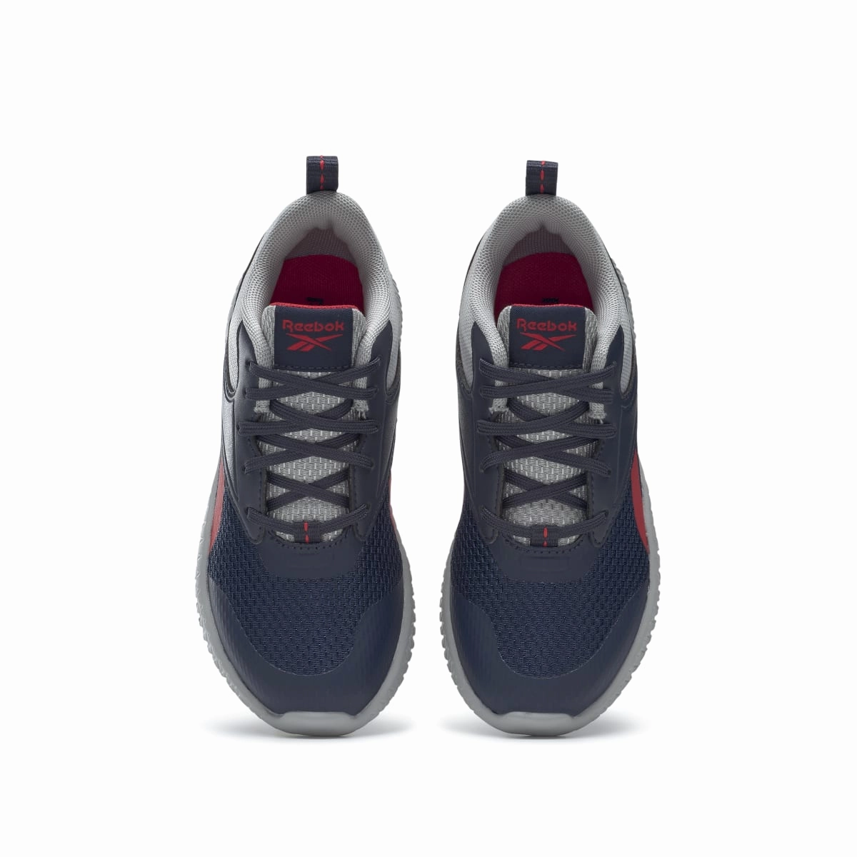 Dad Style REEBOK GX4002 FLEXAGON ENERGY 3.0 JR'S (Medium) Navy/Grey/Red Textile Running Shoes