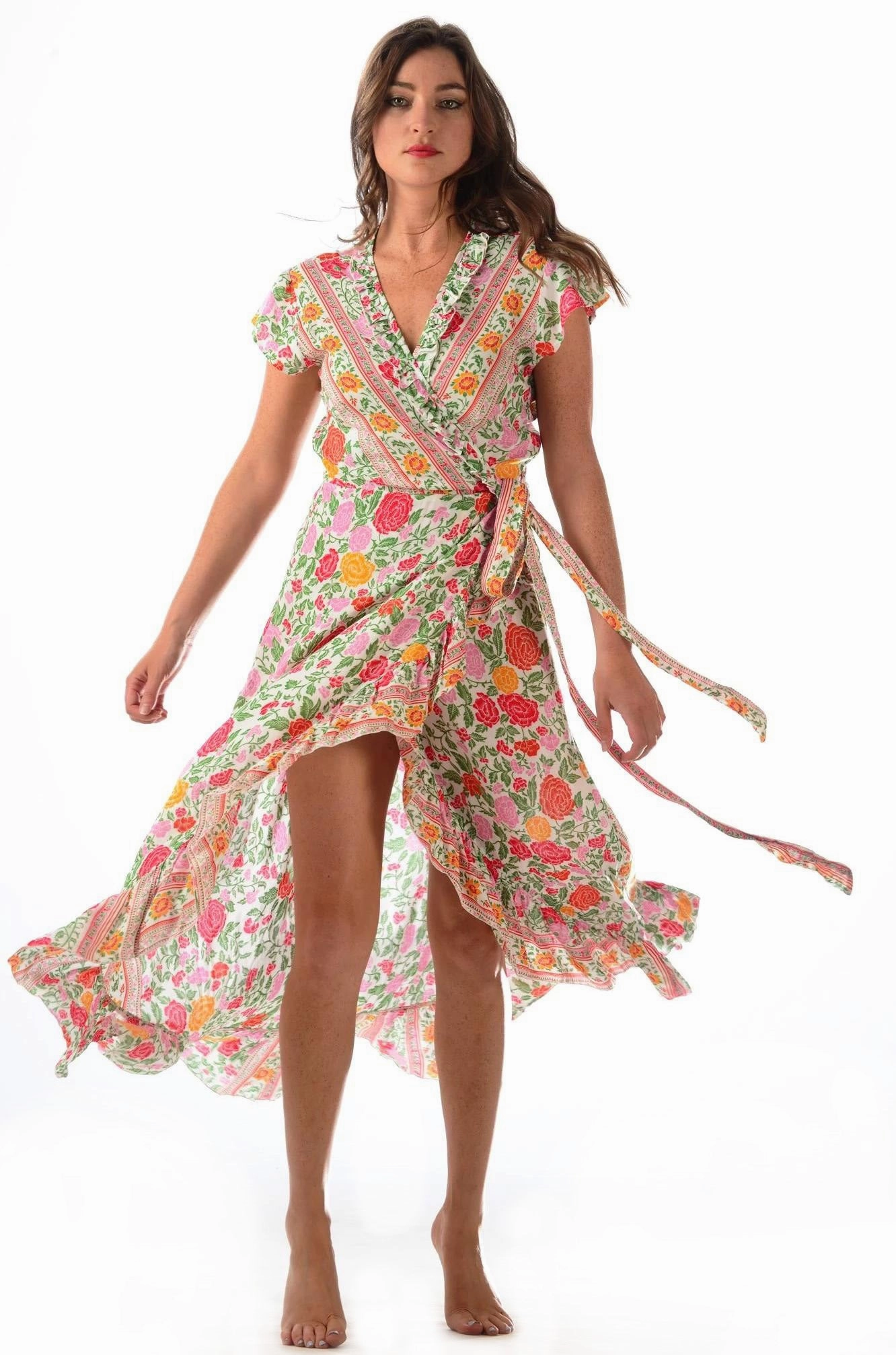 Comfortable Wear Voyager Dress / White Rose