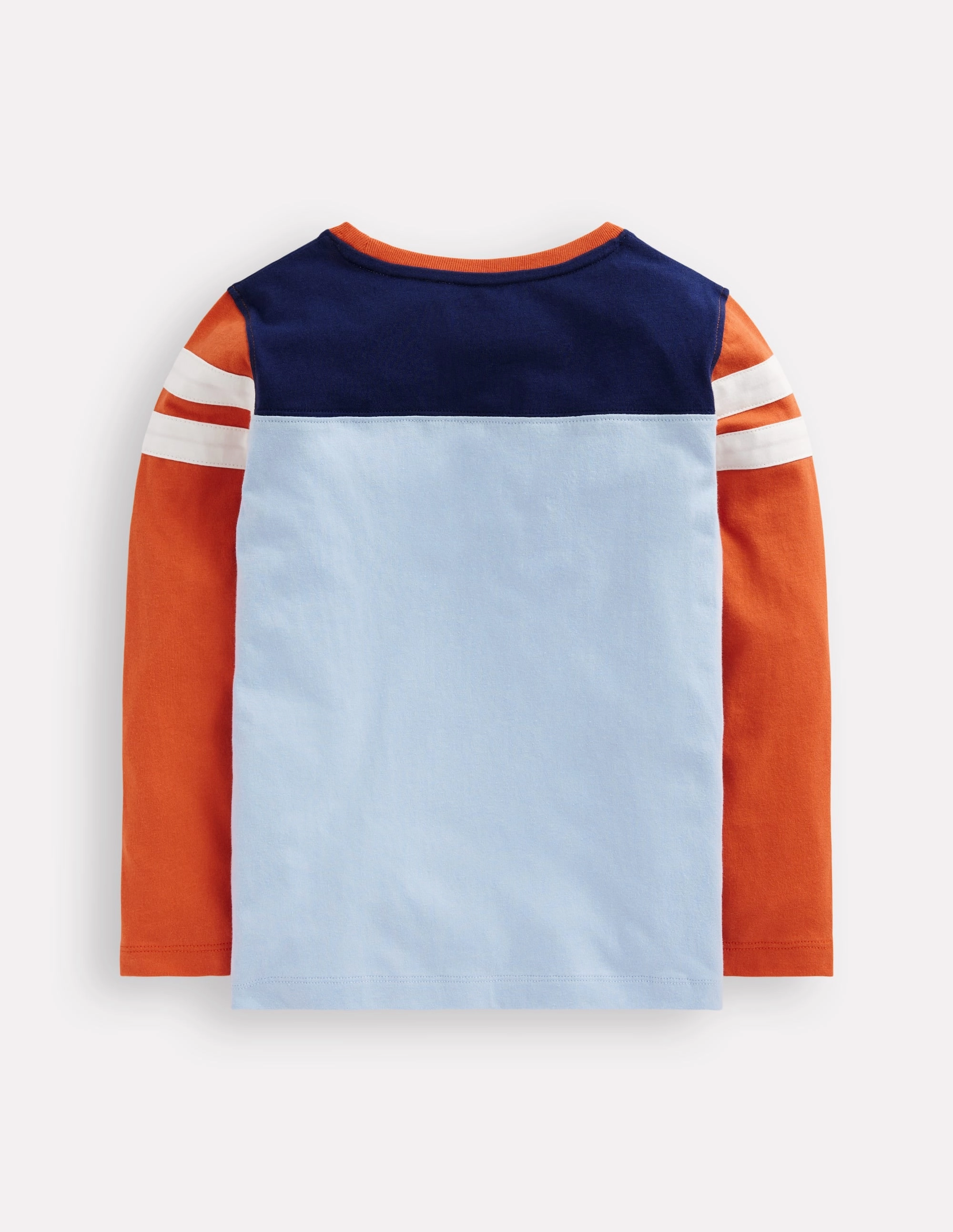 Colourblock T-Shirt-Glacier Blue Colourblock RawEdgedDesign Bonded Seam Innovation