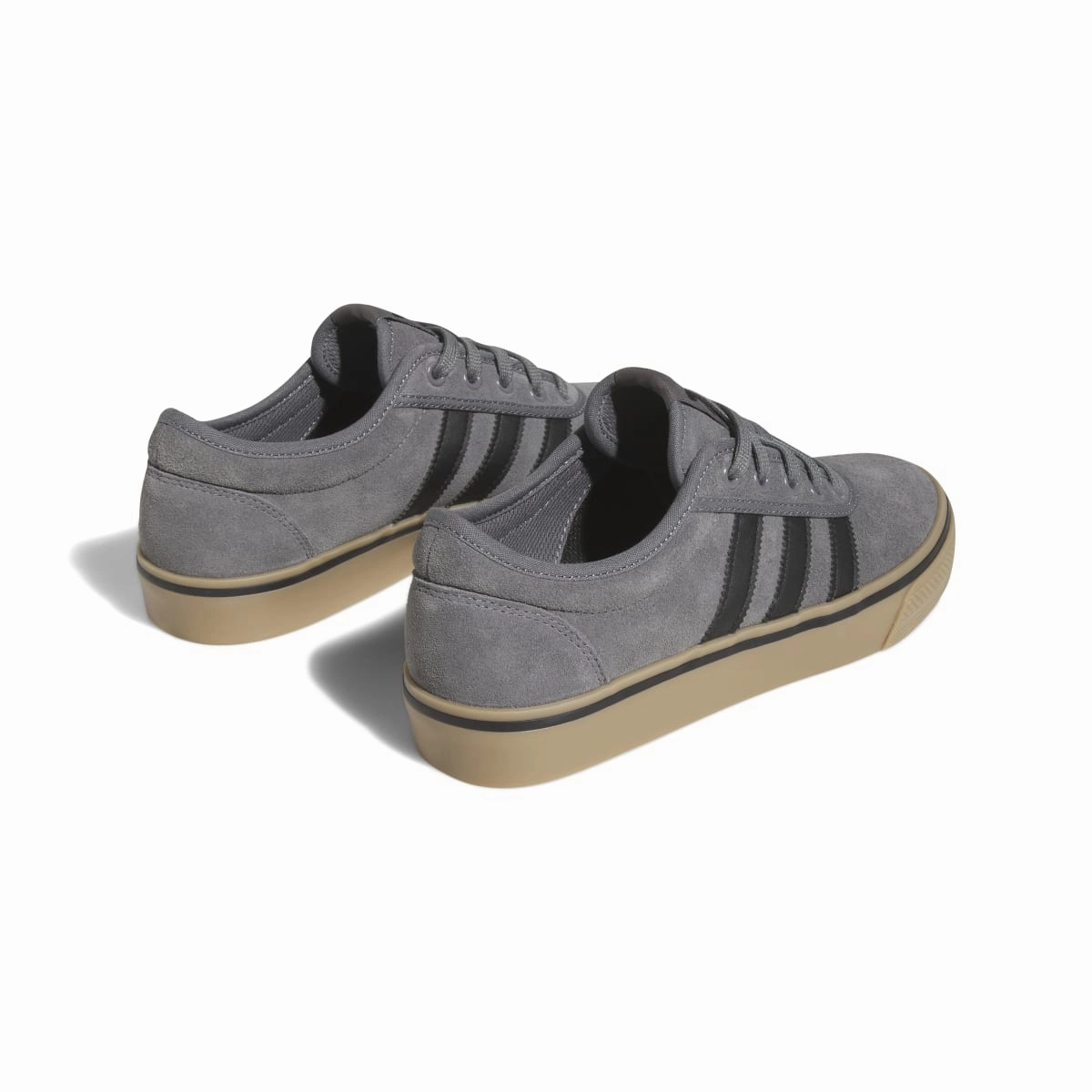 ADIDAS GZ9456 ADI EASE MN'S (Medium) Grey/Black/Gum Suede Skate Shoes Easy To Clean Angel Glow