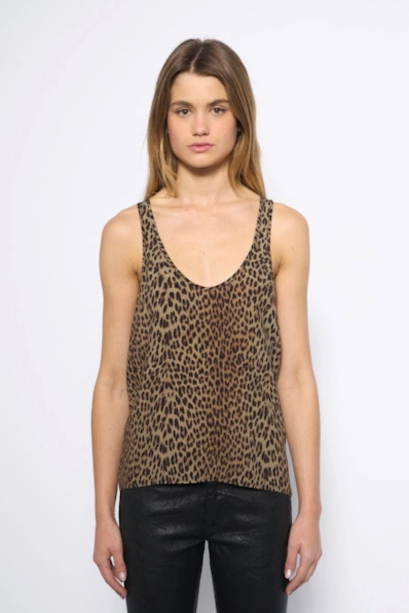 Tarys Satin Top Leaves FlexibleRibbing Low Impact Manufacturing