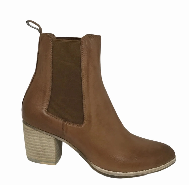 Django & Juliette Beemo Leather Boot ~ Cognac ~ Black Punk Bold fashionable footwear